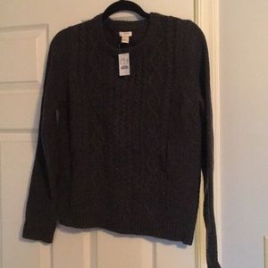 J. Crew NWT cable knit sweater